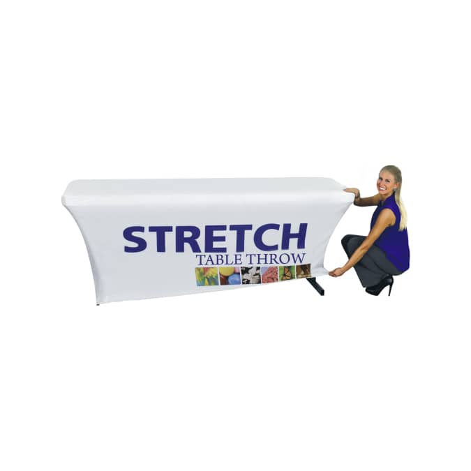 Brande Stretch Table Cover Demonstration