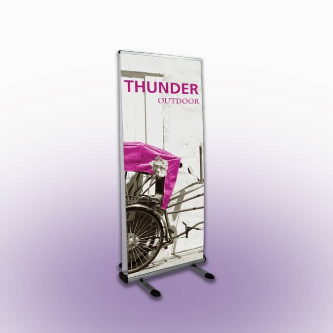 Thunder Outdoor Banner Stand