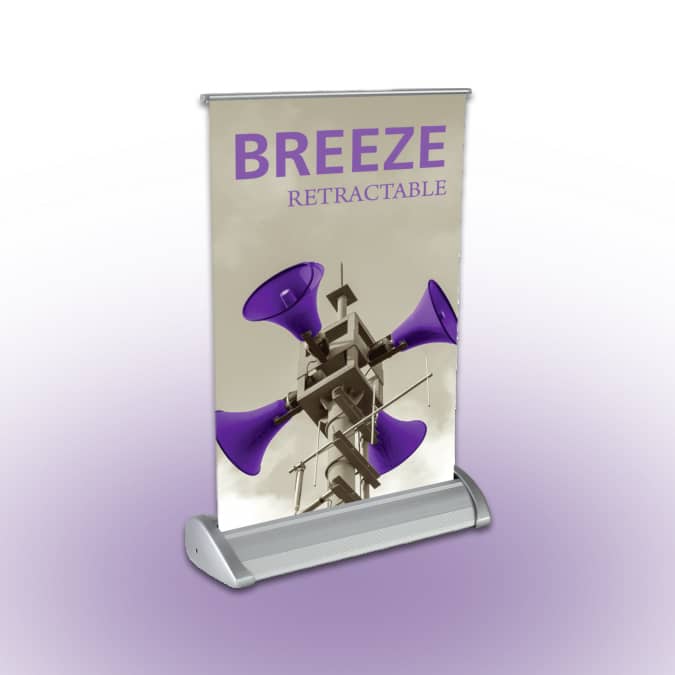 Breeze Tabletop Banner Stand