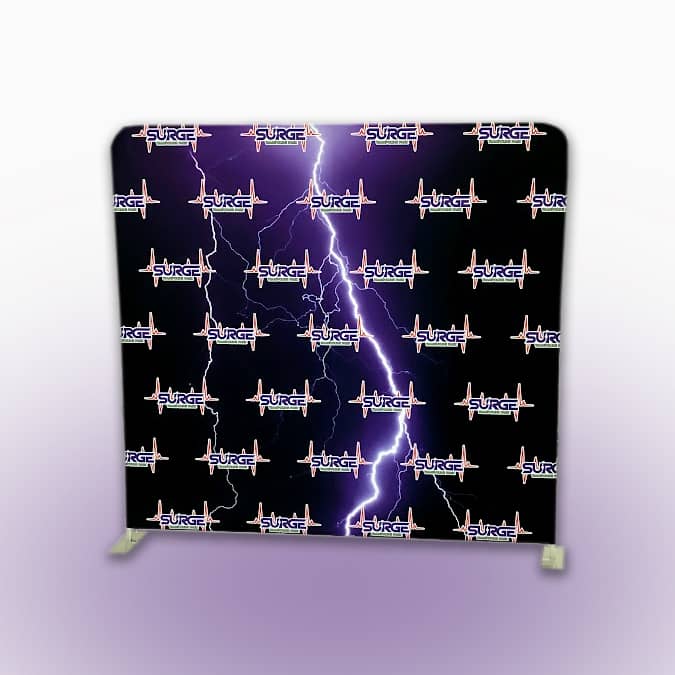 Formulate Essential 10ft Straight Fabric Step and Repeat Backwall