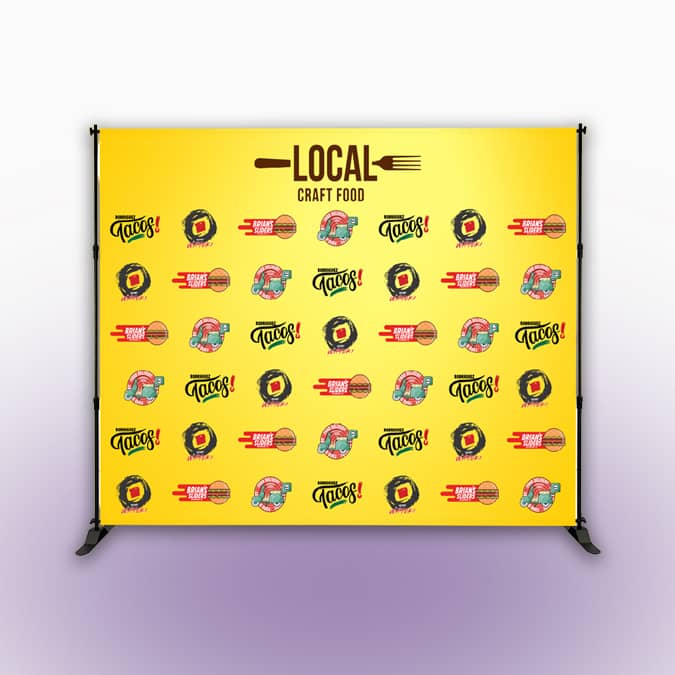 Step and Repeat ONE CHOICE Slider Banner Stand